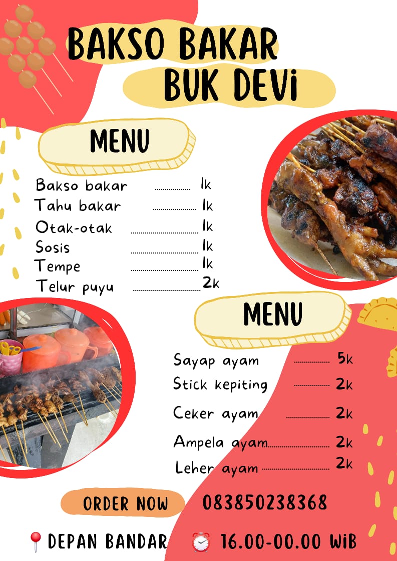 Bakso bakar dan lain lain