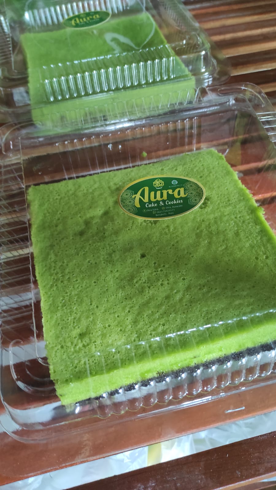 Brownies Pandan Coklat